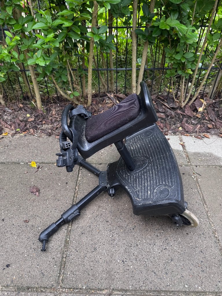 Meerijdplankje met zitje | buggy board | kinderwagen, Ophalen, Gebruikt