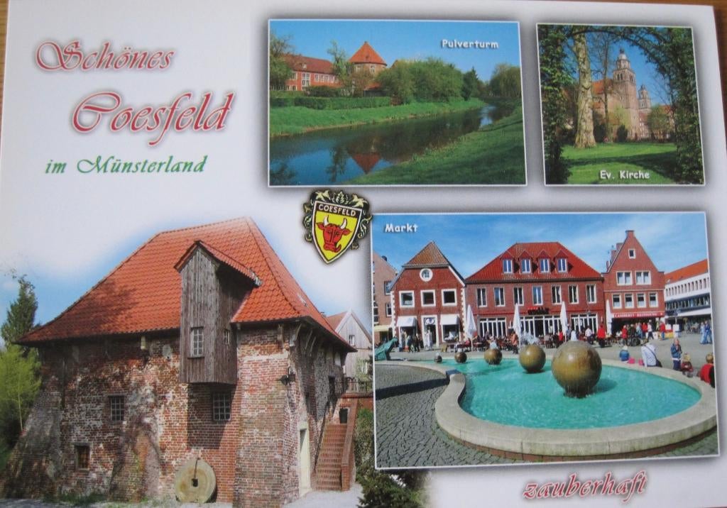 Mooi Goesfeld in Münsterland - nieuwe ansichtkaart, Verzenden, 1980 tot heden, Ongelopen, Duitsland