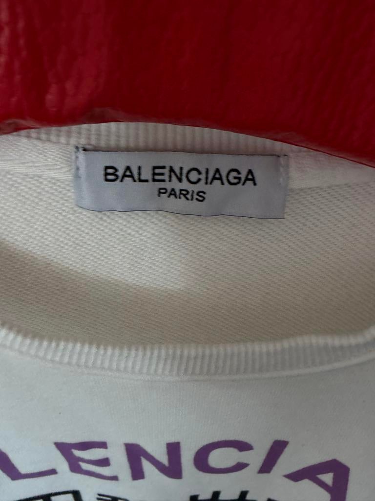 Balenciaga Unisex Top Maat M - Zo goed als nieuw, Maat 38/40 (M), Wit, Ophalen of Verzenden, Zo goed als nieuw