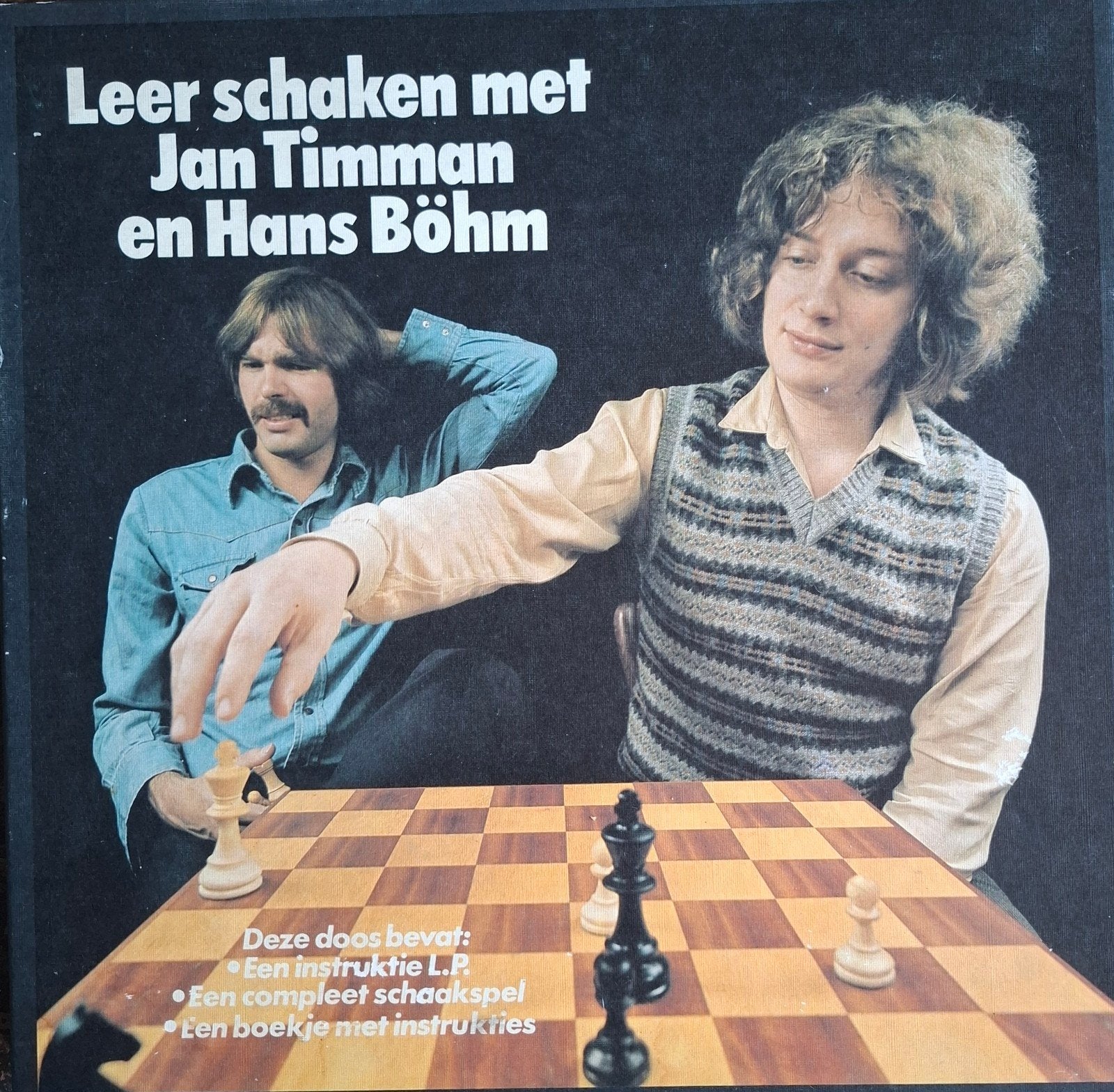 Leer schaken met Jan Timman en Hans Böhm. * Zie tekst., Een of twee spelers, Ophalen of Verzenden, Zo goed als nieuw