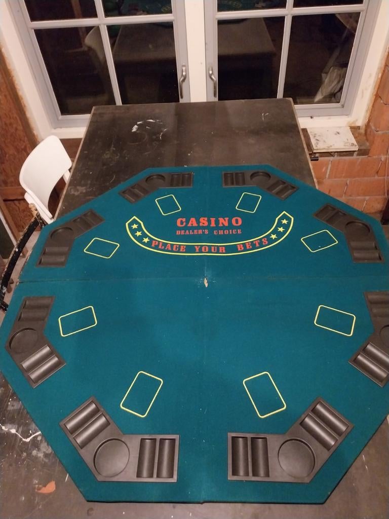 Poker tafel bord, Ophalen of Verzenden