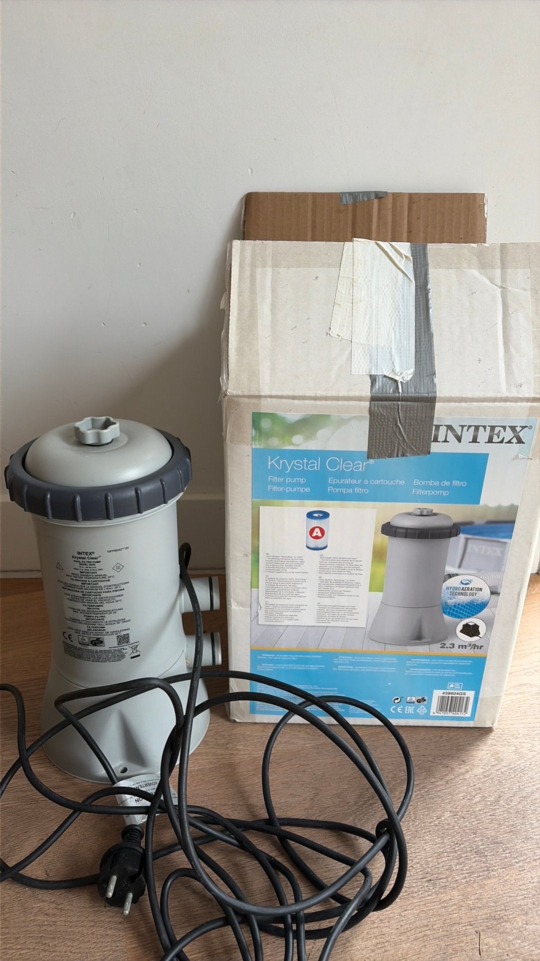 Intex filterpomp (werkt niet meer naar behoren), Tuin en Terras, Ophalen, Gebruikt, Filter