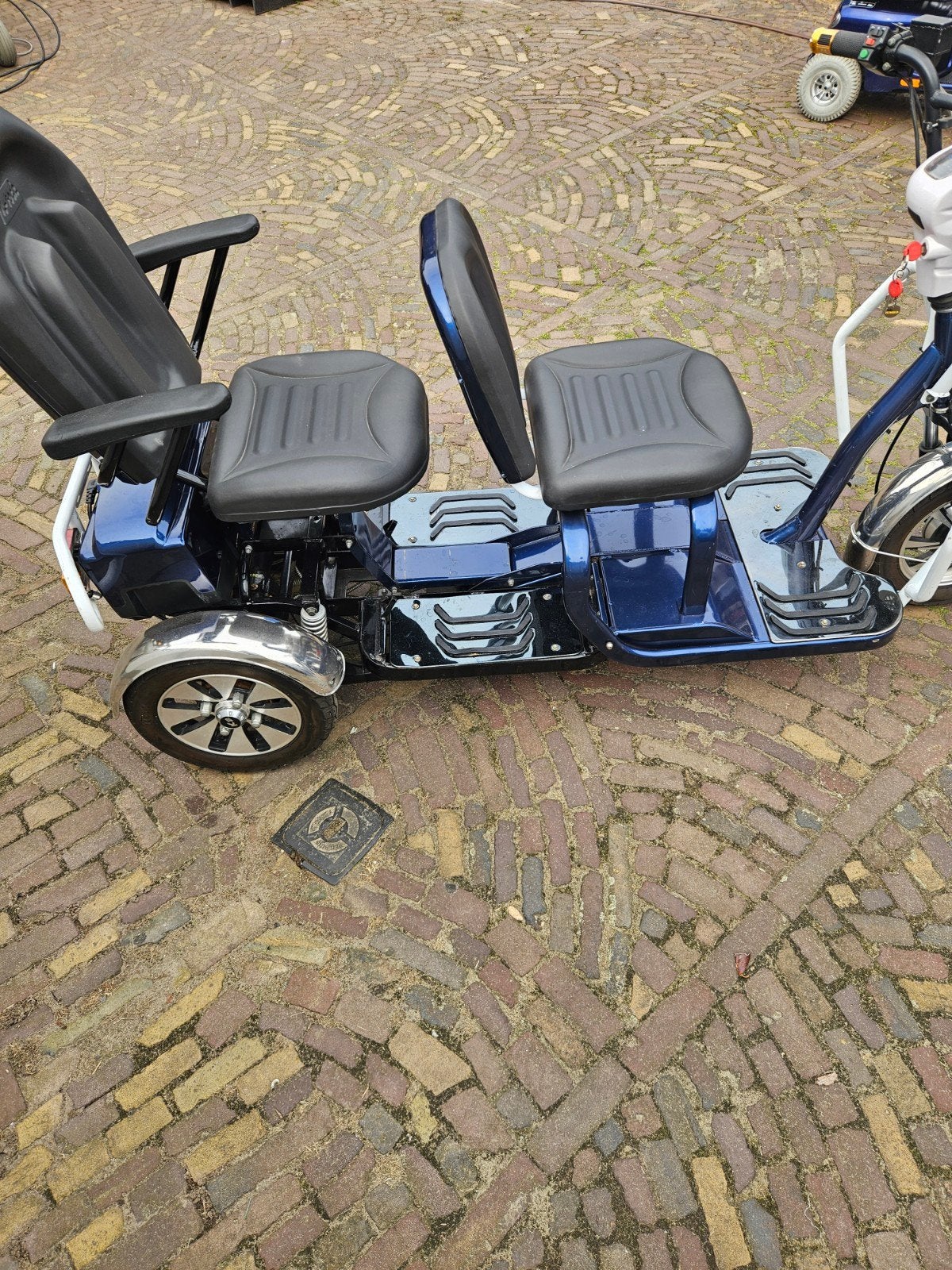 Duo/ solo scootmobiel dubbele of Enkele, Diversen, Brommobielen en Scootmobielen, Ophalen, 46 km of meer, 16 km/u of meer