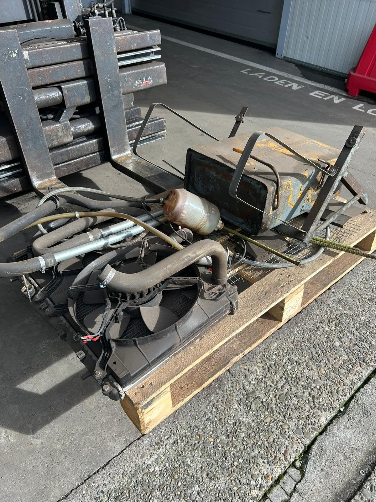 Autocross radiateur, Benzinetank, crossauto, Ophalen, Gebruikt