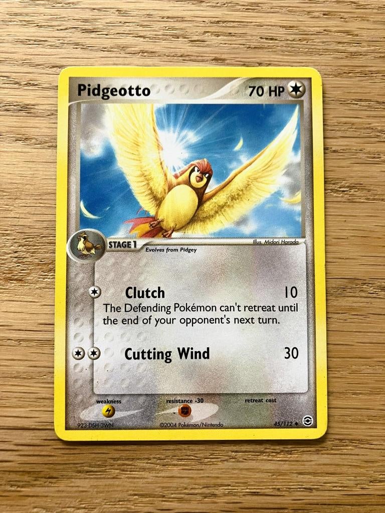 Pidgeotto 45/112 - EX FireRed & LeafGreen, Ophalen of Verzenden, Zo goed als nieuw, Losse kaart