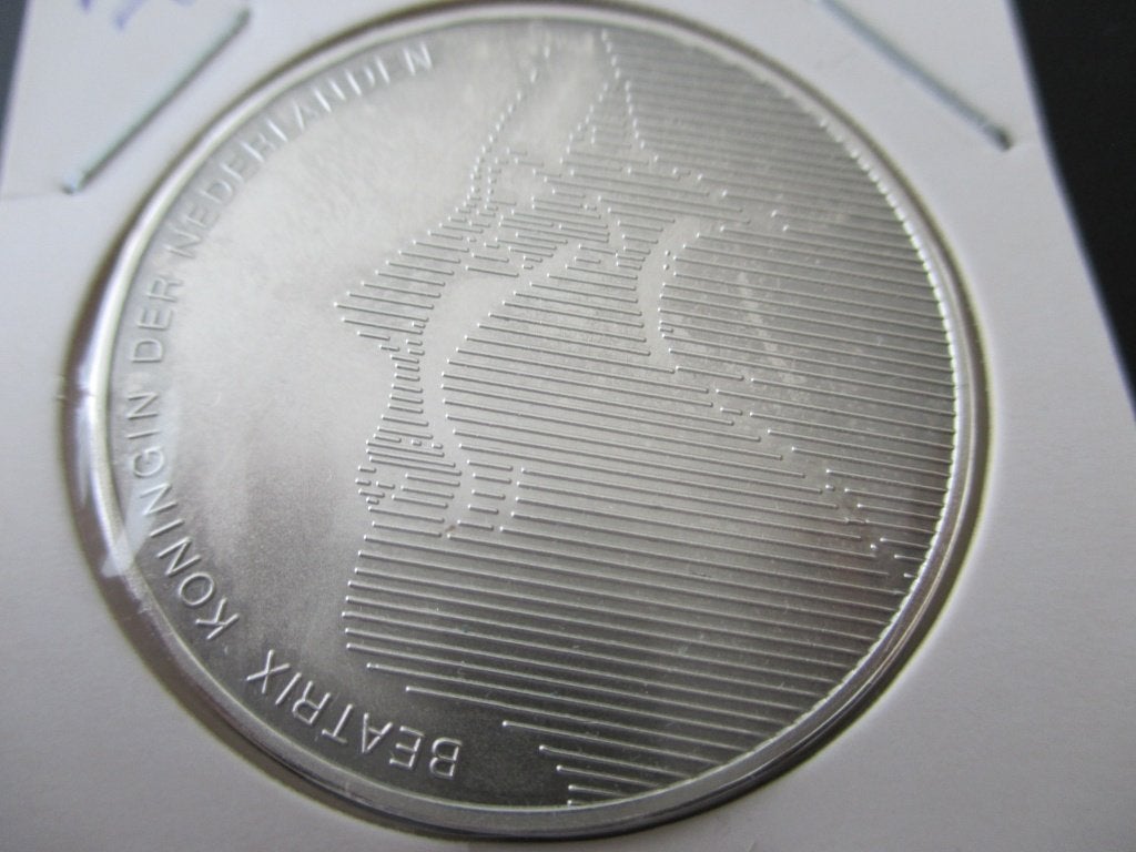 50 gulden 1984, Koningin Beatrix, Zilver, Ophalen of Verzenden, Losse munt