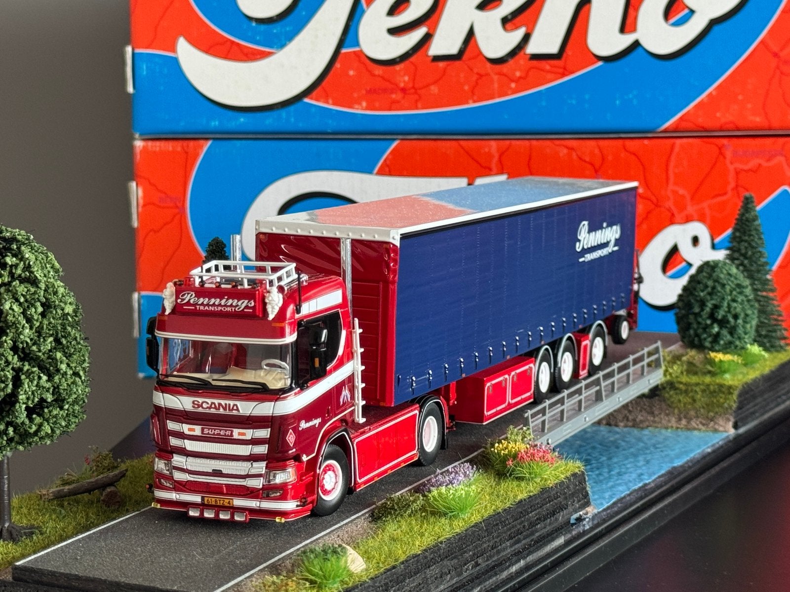 Tekno pennings, Ophalen of Verzenden, Zo goed als nieuw, Bus of Vrachtwagen, Tekno