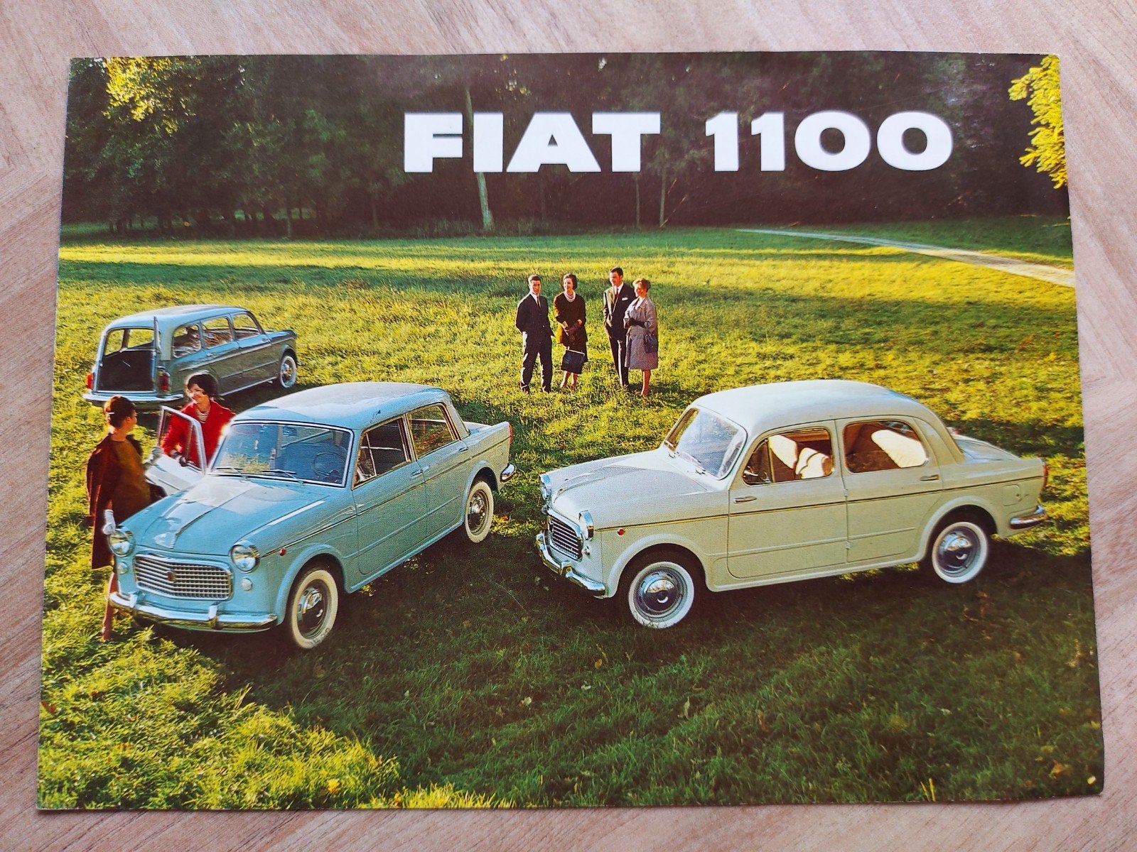 Oude Fiat 1100 Nederlandse folder, Ophalen of Verzenden, Zo goed als nieuw, Overige merken