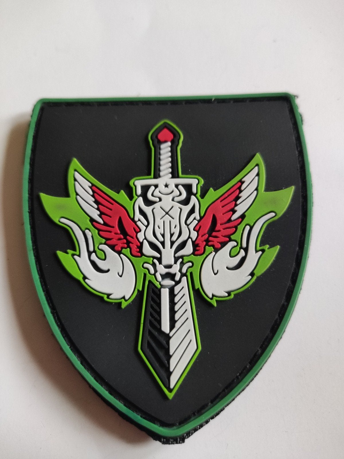 Wolf Warrior morale patch met Velcro, Verzamelen, Ophalen of Verzenden, Landmacht, Amerika, Embleem of Badge