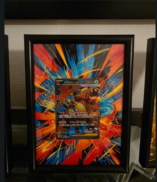 Ingelijste Mega Kangaskhan EX M1S 080 Japans Pokémon Display, Ophalen of Verzenden, Nieuw