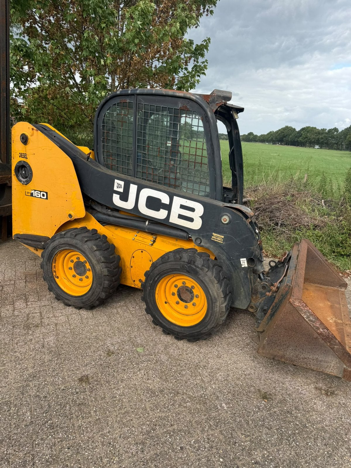 JCB 160 Skidsteer / Schranklader met bak, Ophalen, Overige typen