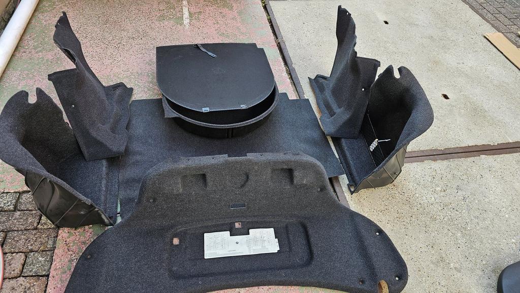 Laadruimte bekleding  antraciet BMW 5 serie E60 sedan, Auto-onderdelen, Gebruikt, -, -, Ophalen of Verzenden