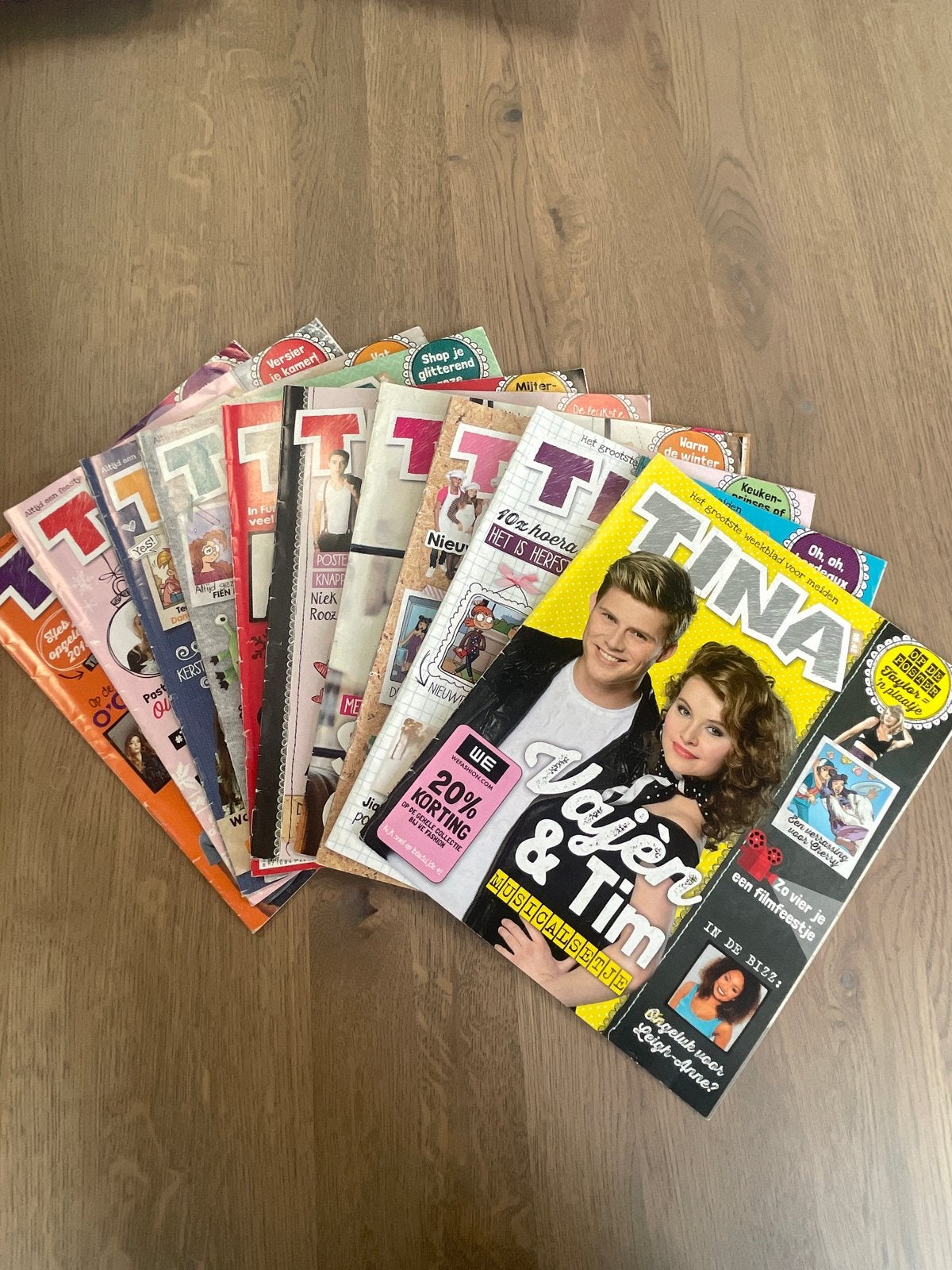 Tina tijdschriften (10 stuks), Boeken, Tijdschriften en Kranten, Ophalen, Gelezen, Damesbladen