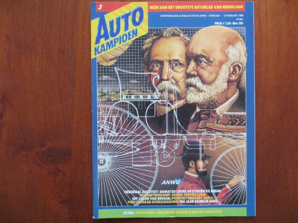 Autokampioen 3 1986 Daihatsu Cuore, Citroën BX Break, Niva, Ophalen of Verzenden, Nieuw, Citroën