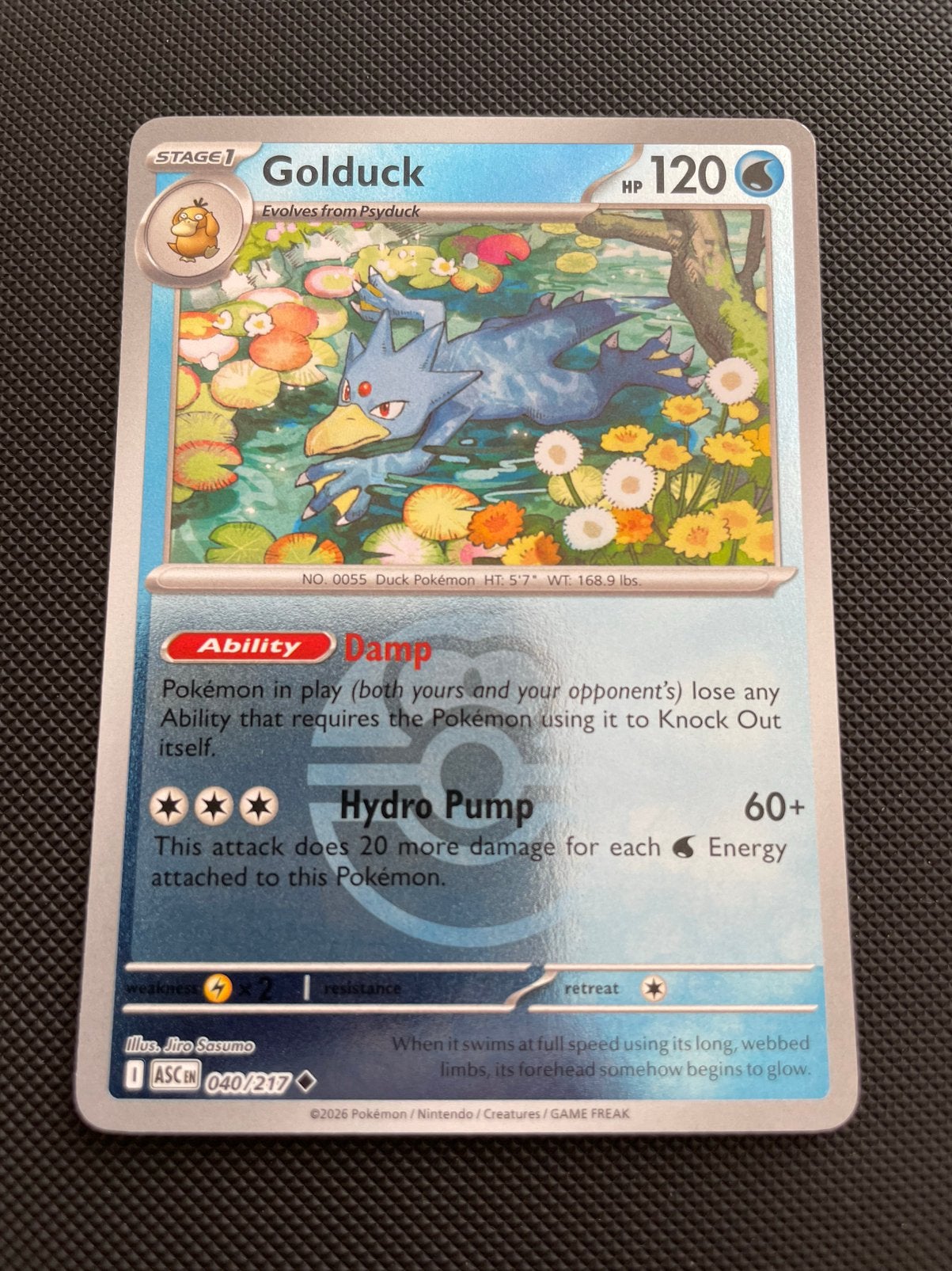 Golduck 040/217 Reverse Holo Love Ball Ascended Heroes, Verzenden, Zo goed als nieuw