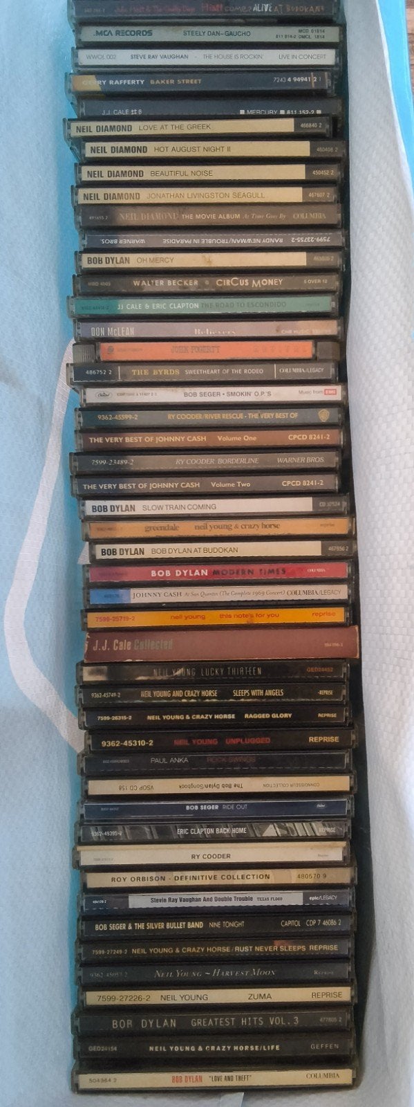 Foto 2 van cd collectie o.a.Springsteen, Dylan, Neil Young, 120 cd s