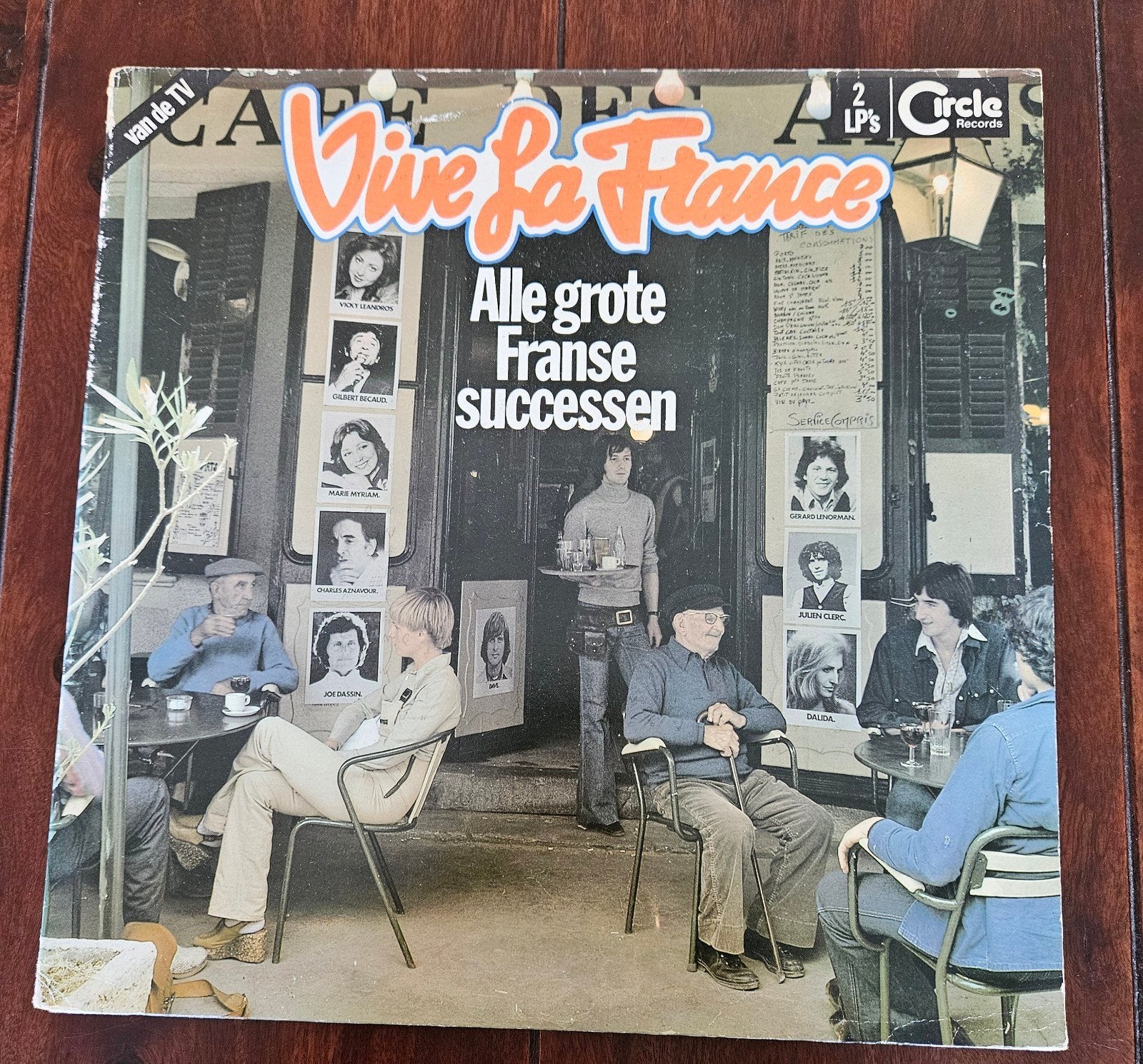 Vive La France , alle grote Franse successen 2x LP, Ophalen of Verzenden, Zo goed als nieuw, 12 inch, Pop