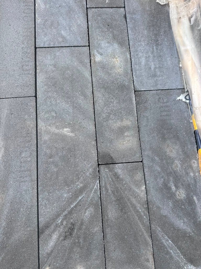 Terrastegel Geo Lineair Stretto Foggia nieuw (P45), Ophalen, Nieuw, 10 m² of meer, Beton