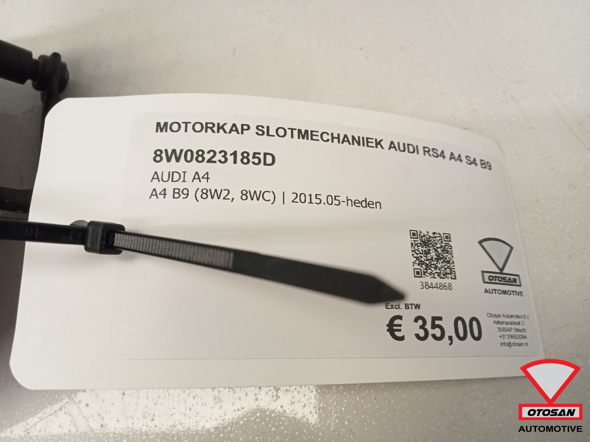 Motorkap Slotmechaniek Audi RS4 A4 S4 B9, Gebruikt, AUDI AG, Auto-Union-Strasse 1
85045  Ingolstadt, DE, Kundenbetreuung@audi.de
