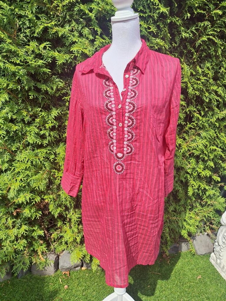 DIDI Tuniek/Blouse Maat 40 met Borduurwerk, Maat 38/40 (M), DIDI, Ophalen of Verzenden, Roze