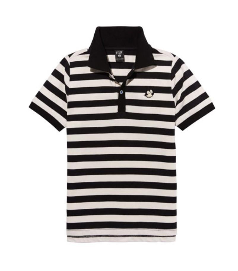 Super gave zwart witte SCOTCH & SODA felix polo maat 14/164., Verzenden, Scotch Shrunk, Zo goed als nieuw, Shirt of Longsleeve