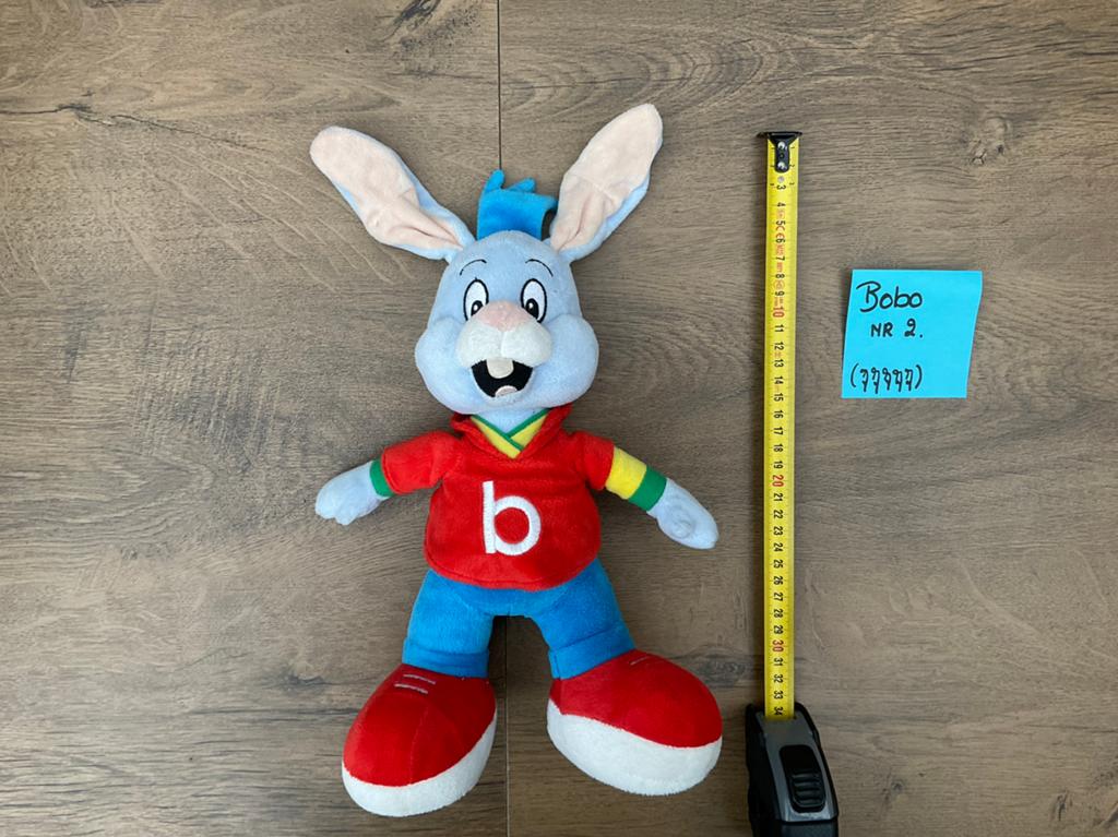 Nieuwe zgan Bobo knuffel pluche ca 30cm, Ophalen, Overige figuren, Nieuw, Beeldje of Figuurtje