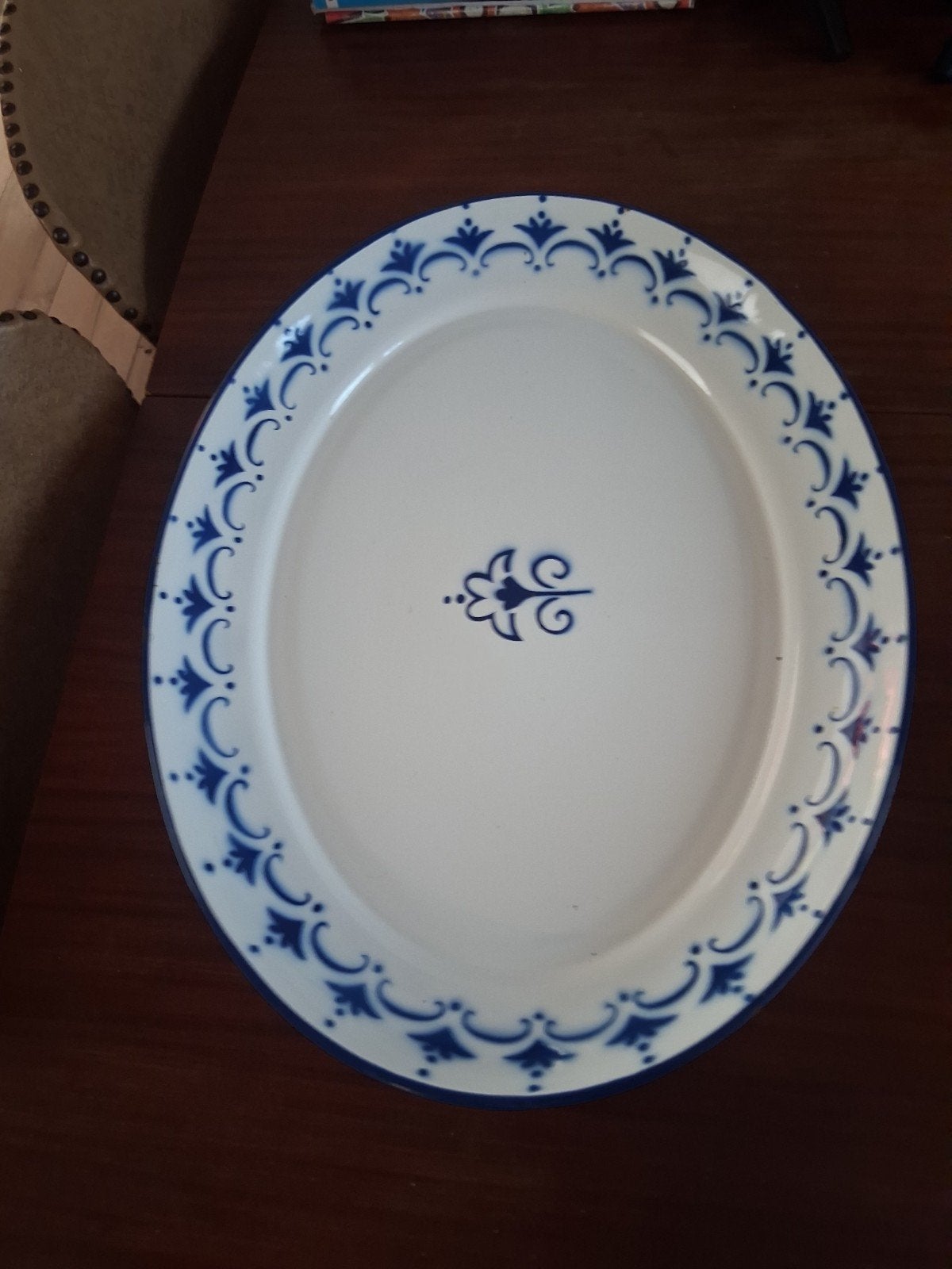 IKea Delfts Blauw serveerschaal en broodmandje, Ophalen of Verzenden