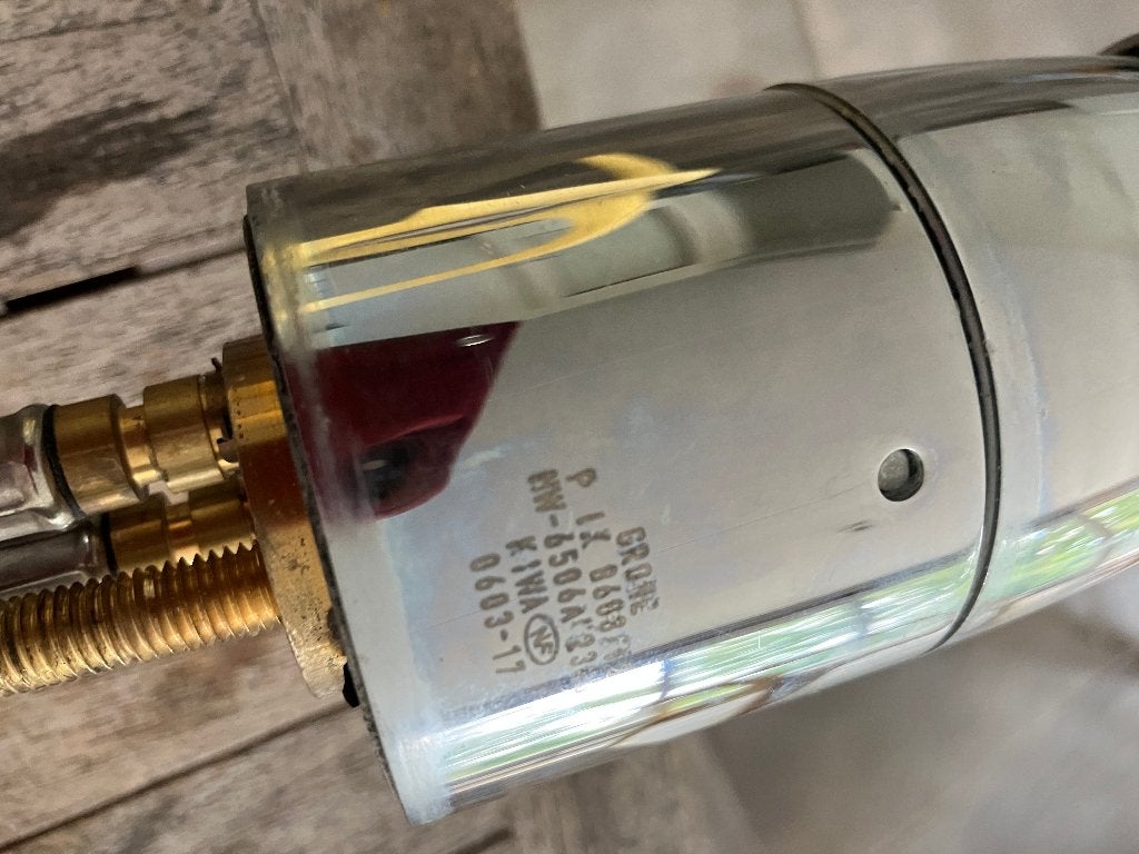 Grohe keuken-wastafel kraan, Ophalen of Verzenden, Gebruikt, Chroom, Kraan