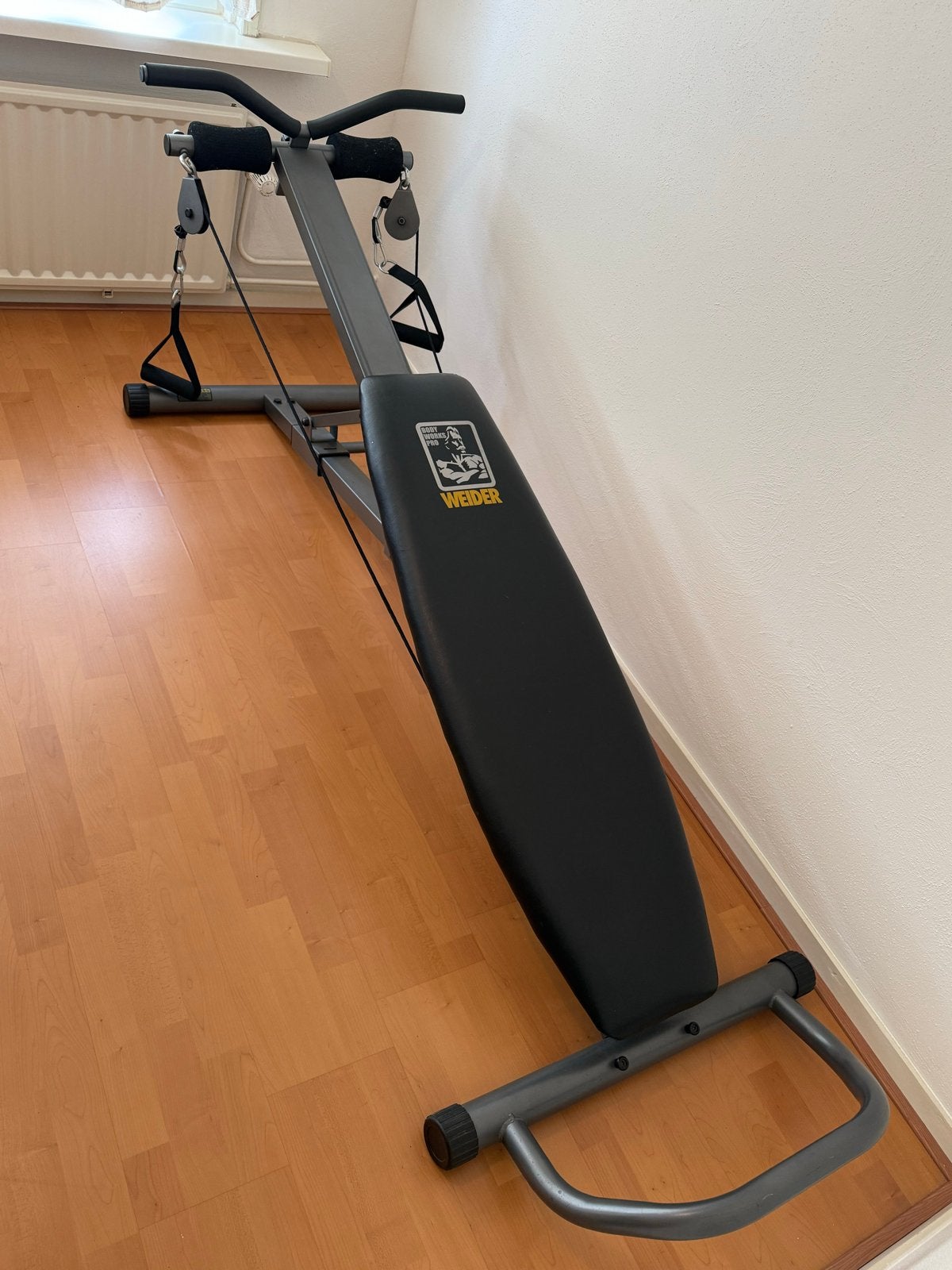 Weider Body Works Pro Krachtstation - Compleet thuisfitness, Sport en Fitness, Ophalen, Gebruikt, Krachtstation, Armen