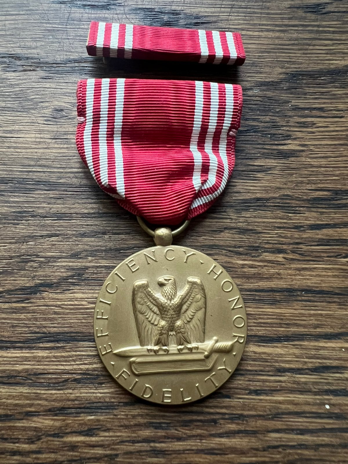 WO2 Amerikaans Good Conduct medal baton medaille top staat, Amerika, Verzenden, Lintje, Medaille of Wings
