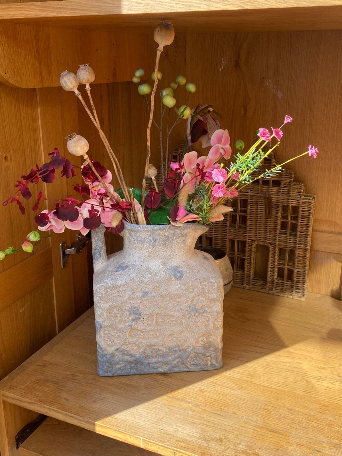Grote PTMD Collection Kruikvaas.Brutalist/Landelijk (29x23), Ophalen of Verzenden, Zo goed als nieuw, Geschikt voor droogbloemen