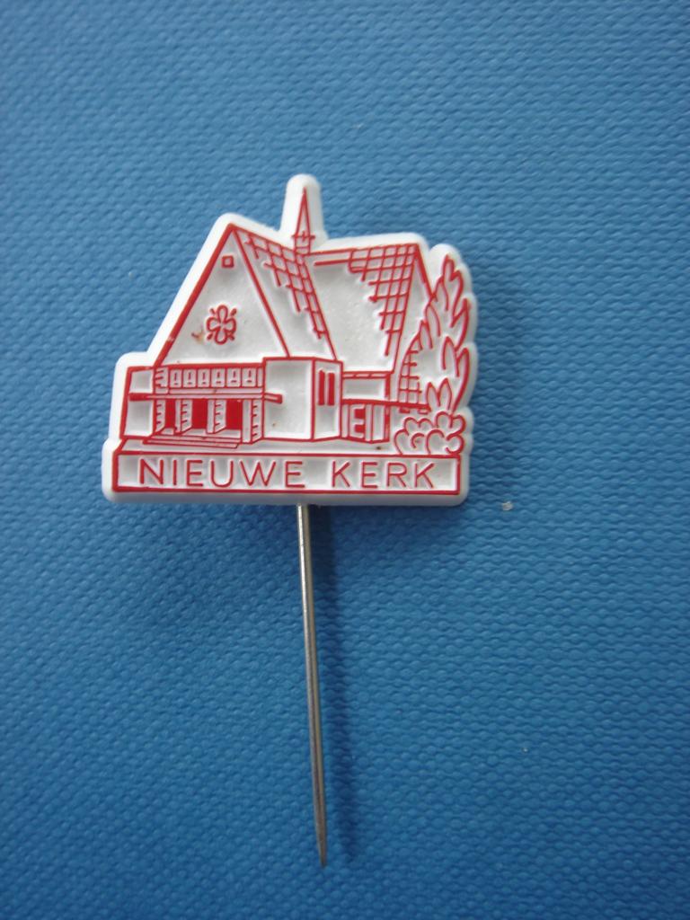 Speld Nieuwe Kerk, Verzamelen, Speldjes, Pins en Buttons, Ophalen of Verzenden, Gebruikt, Stad of Land, Speldje of Pin