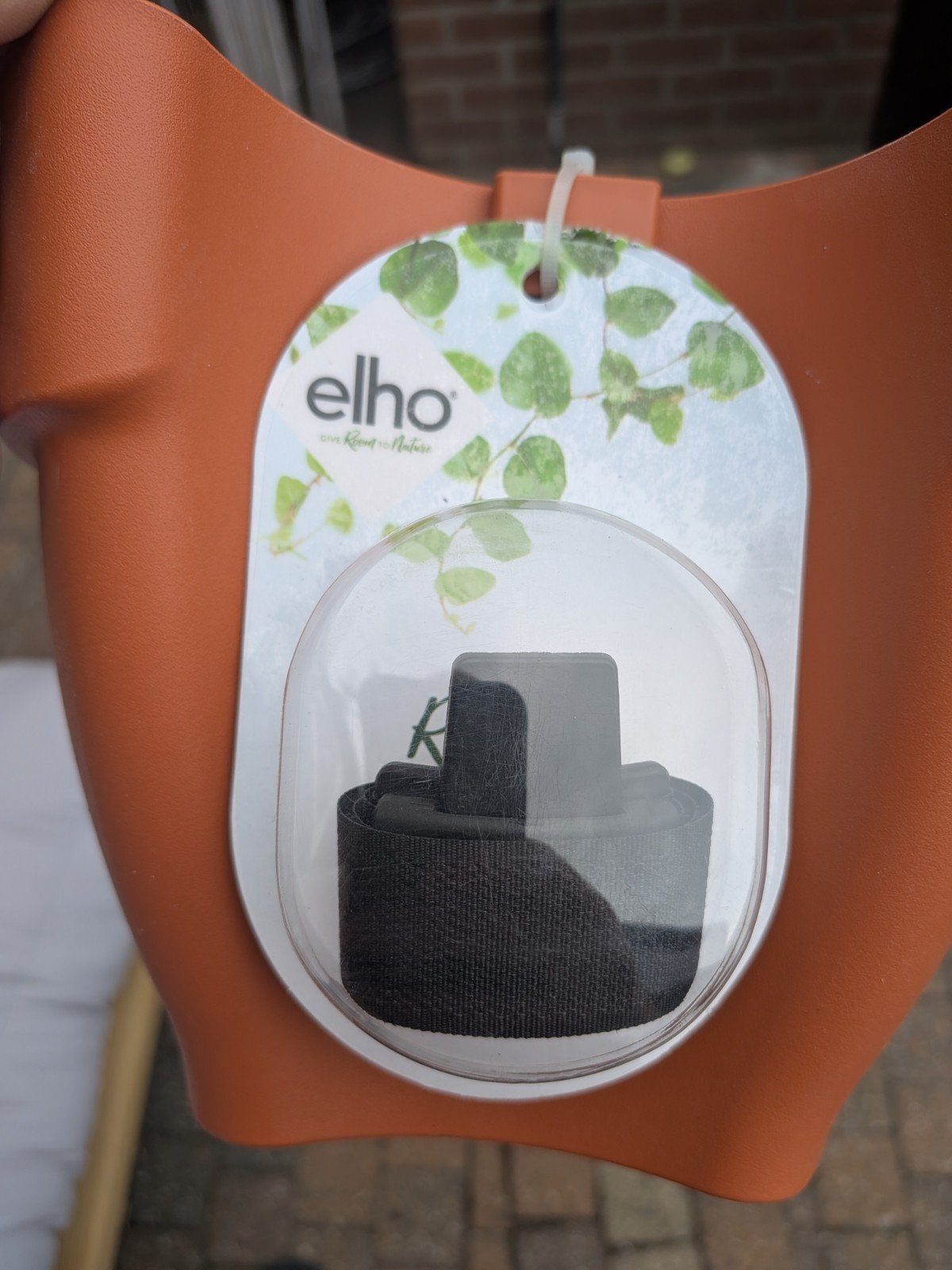 Nieuwe Elho Vibia Campana regenpijpbak 22 cm – terra, Kunststof, Minder dan 30 cm, Rond, Nieuw