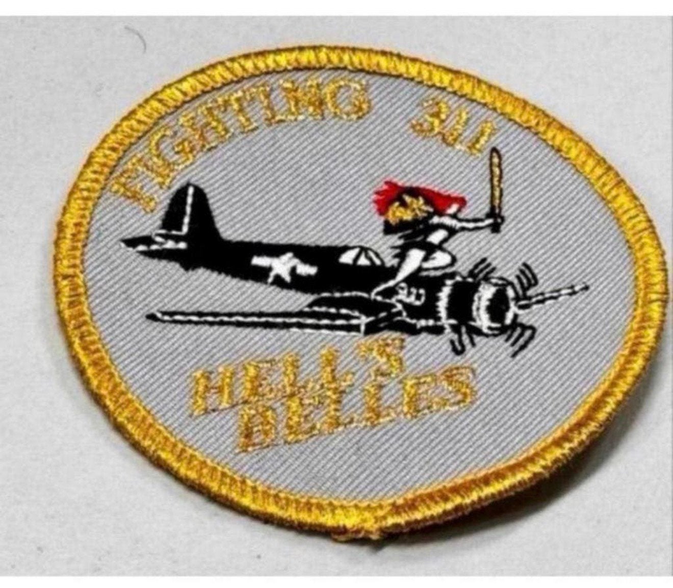 Fighting 311 Hell's Bells marine corps Patch badge WII nieuw, Verzamelen, Amerika, Ophalen of Verzenden, H, H