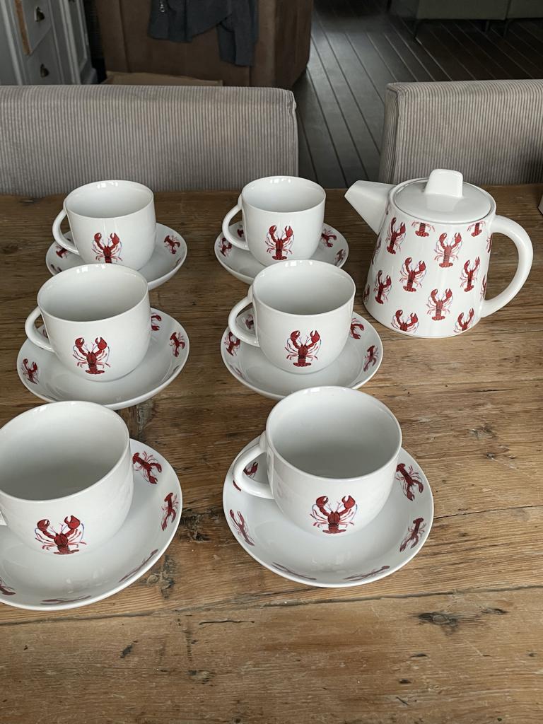 Fabienne Chapot thee servies set, Huis en Inrichting, Keuken | Servies, Ophalen, Nieuw, Overige stijlen, Kop(pen) en/of Schotel(s)