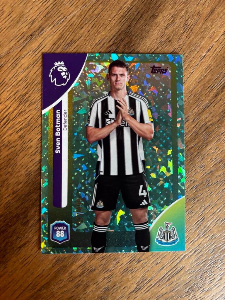 Sven Botman Topps Premier League Kaart Newcastle United /499, Ophalen of Verzenden, Zo goed als nieuw