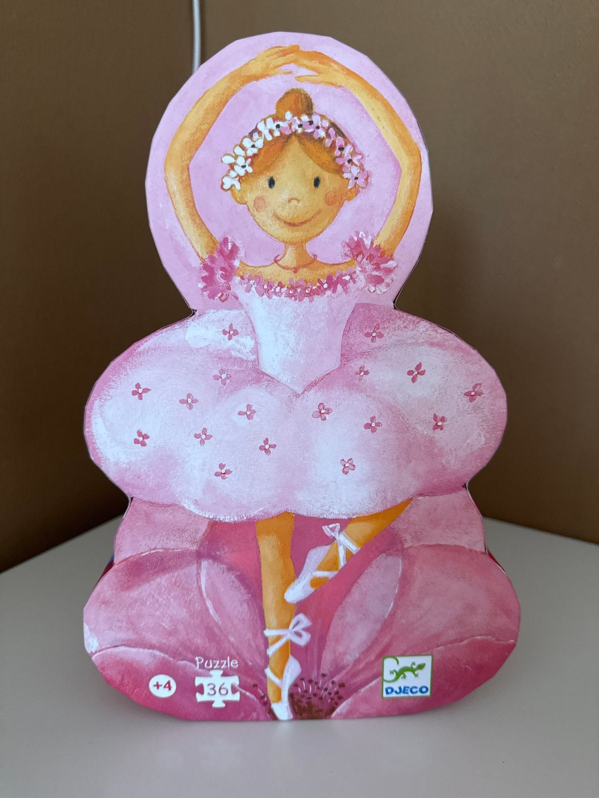 Djeko Balerina met Bloem Puzzel - Nieuw en Ongeopend, Ophalen of Verzenden, 10 tot 50 stukjes, Nieuw, 4 tot 6 jaar