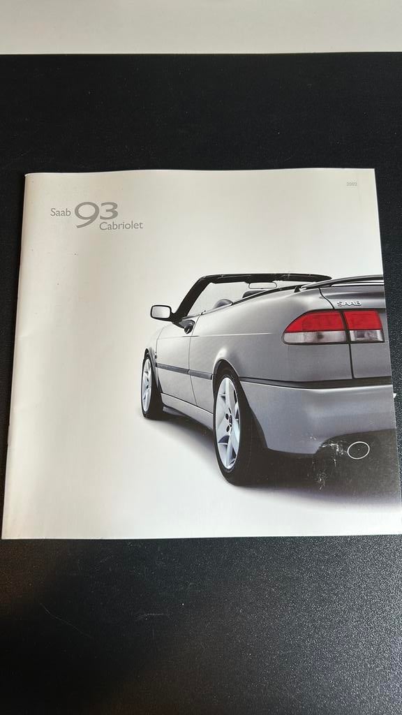 Saab 9-3 2002 cabrio folder, Ophalen of Verzenden