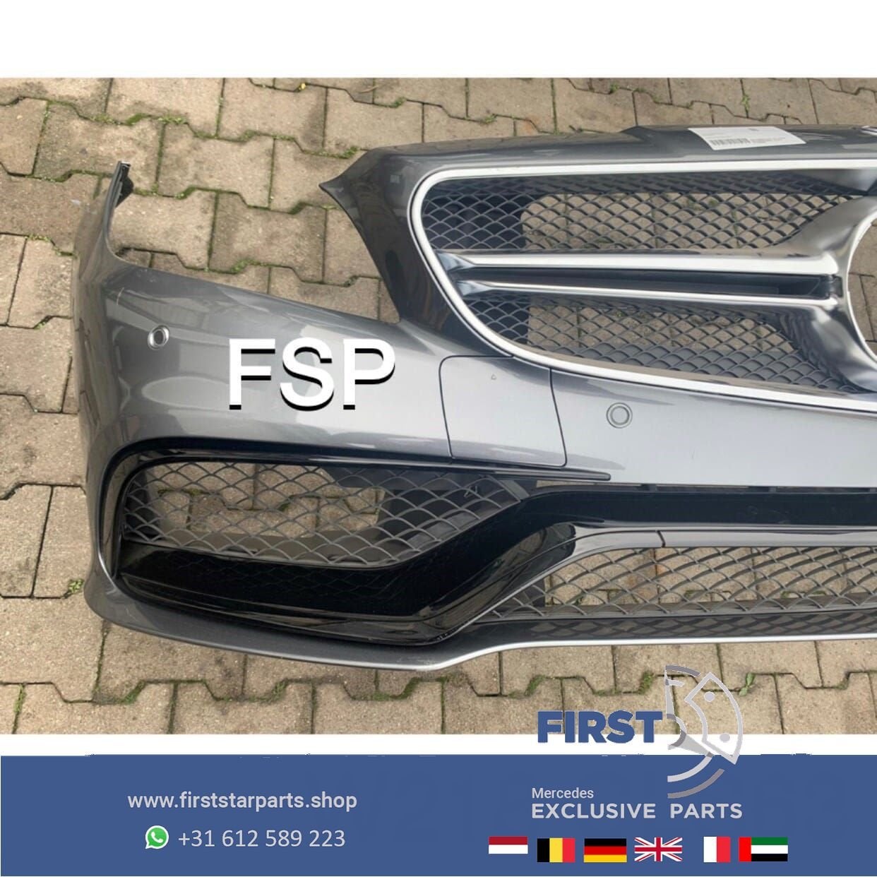 W218 X218 FACELIFT CLS63 AMG VOORBUMPER COMPLEET ORIGINEEL C, Gebruikt, -, Voor, Ophalen of Verzenden