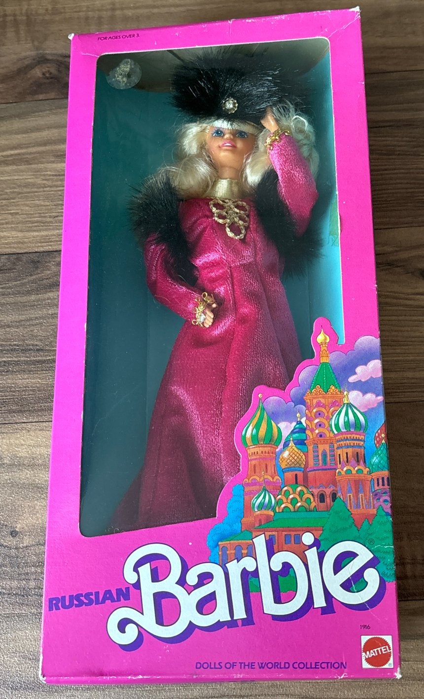 Russian Barbie Dolls of the World Mattel 1988, Ophalen of Verzenden, Nieuw, Pop