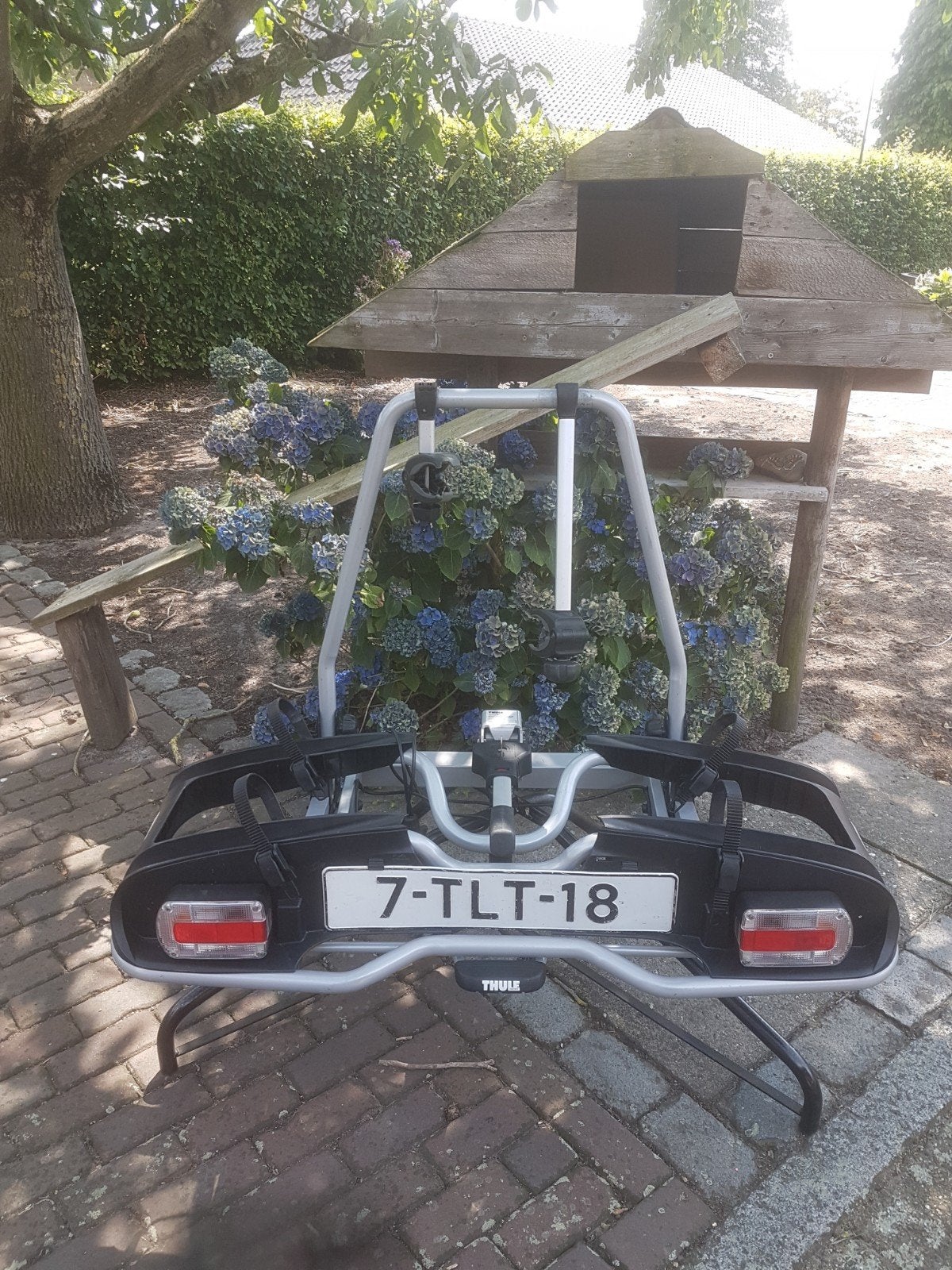Thule fietsendrager EP 916 voor 2 zware elektrische fietsen, Ophalen, Zo goed als nieuw, 2 fietsen, Trekhaakdrager