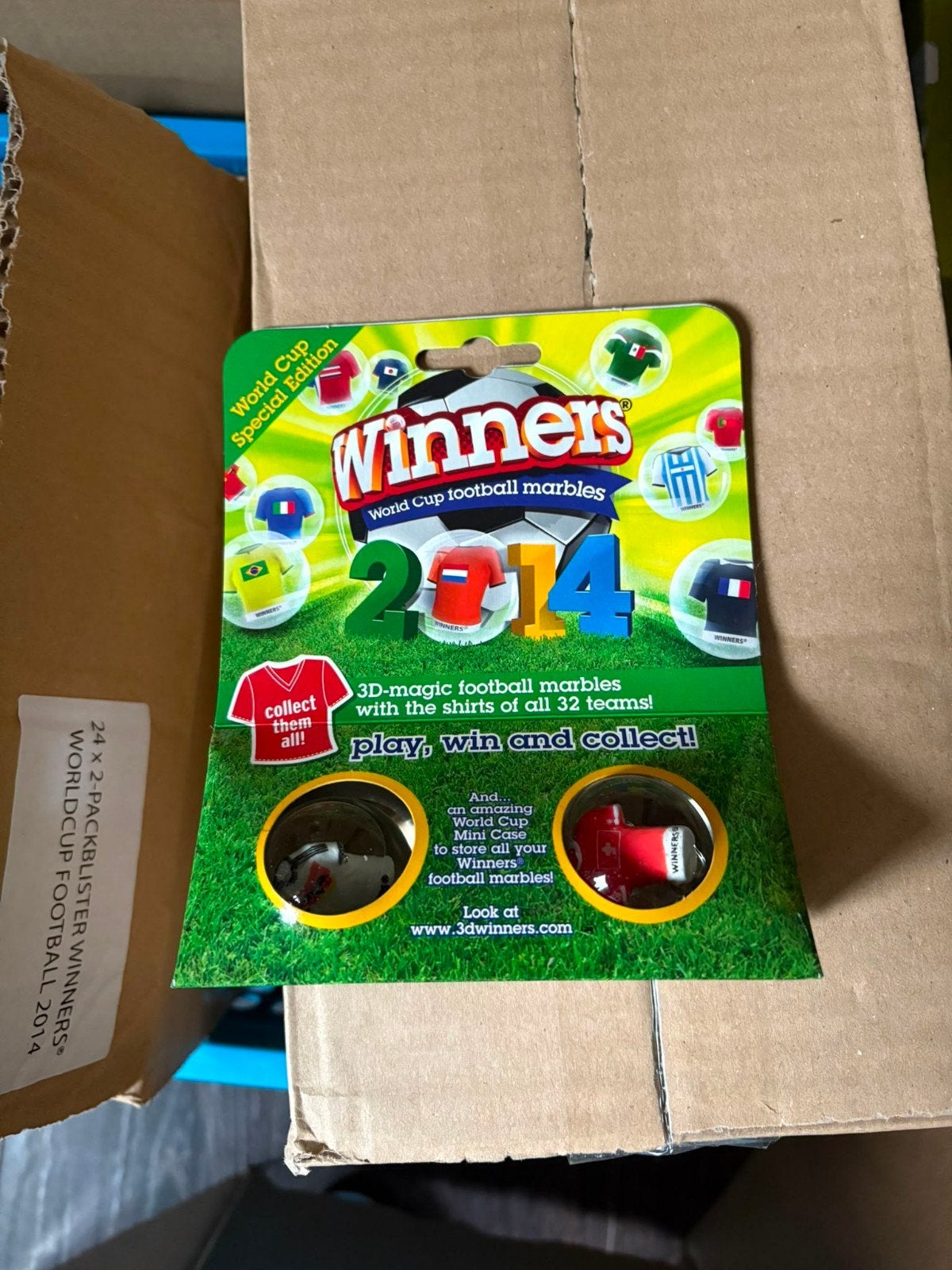 Wk Knikkers Nieuw 48 stuks, Kinderen en Baby's, Speelgoed | Buiten | Los speelgoed, Ophalen of Verzenden, Nieuw