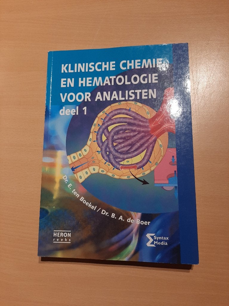 Heron-reeks-Klinische chemie en hematologie voor analisten 1, Boeken, Ophalen of Verzenden, Beta, Zo goed als nieuw, HBO