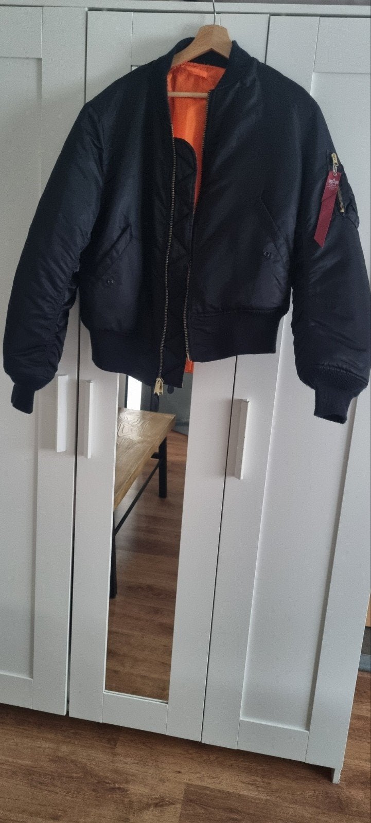 Alpha industries MA 1 bomber, Alpha Industries, Maat 48/50 (M), Zwart, Ophalen of Verzenden