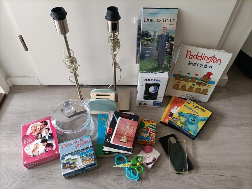 Gratis rommelmarkt spullen!!, Ophalen, Gebruikt