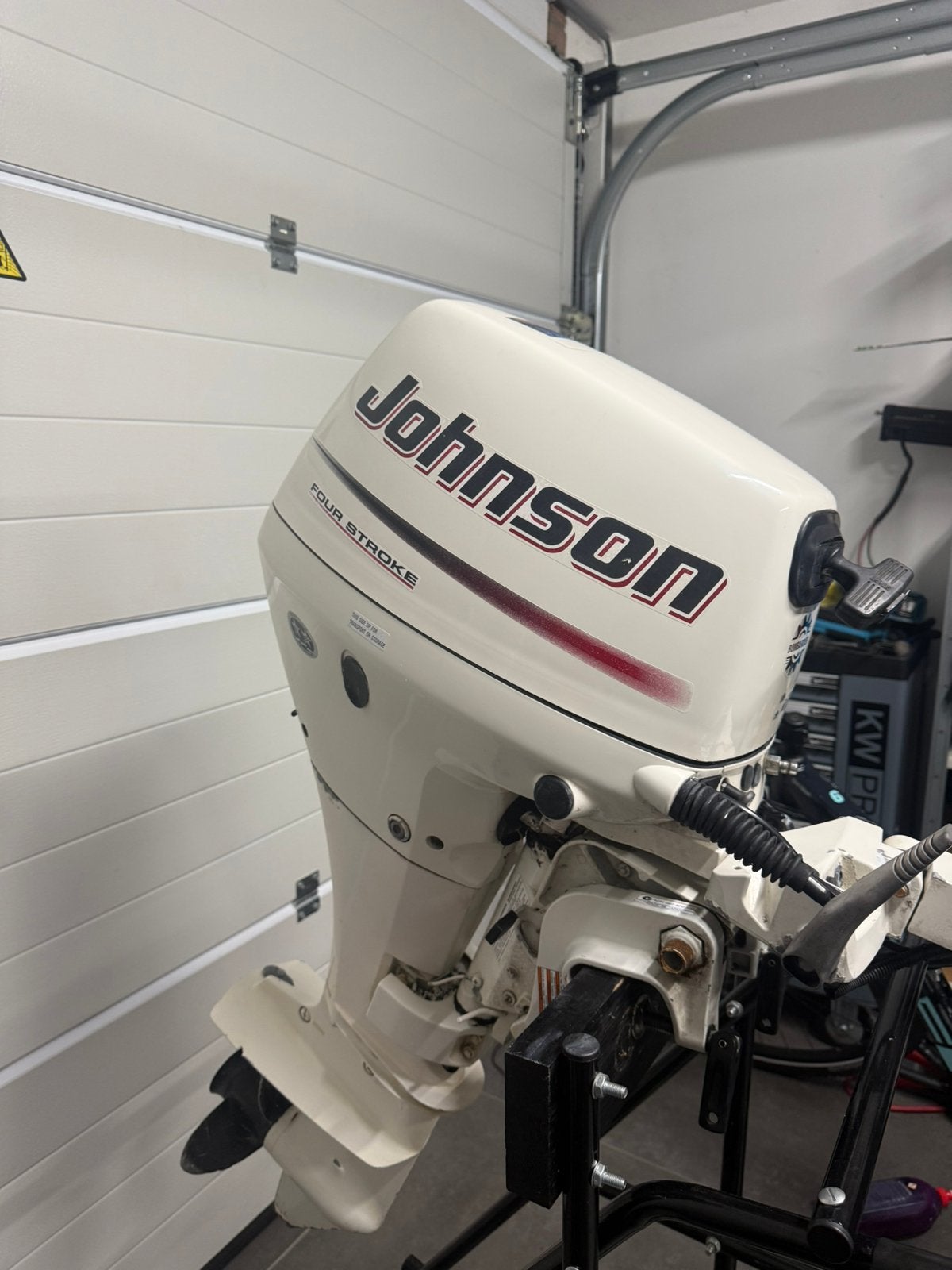 Johnson buitenboordmotor 9.9 pk, Ophalen, Zo goed als nieuw, Buitenboordmotor