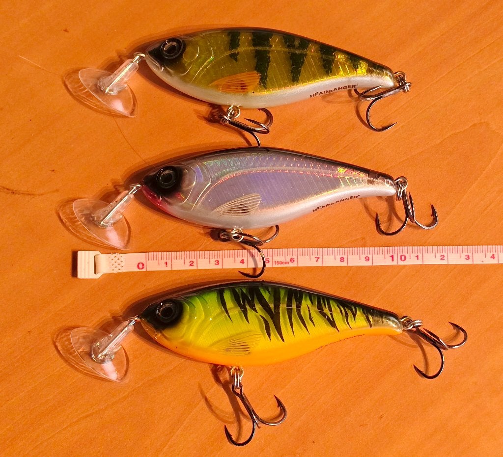 Te koop 3 stuks nieuwe Head Banger Lures Cranky Shad, Ophalen of Verzenden, Nieuw, Overige typen
