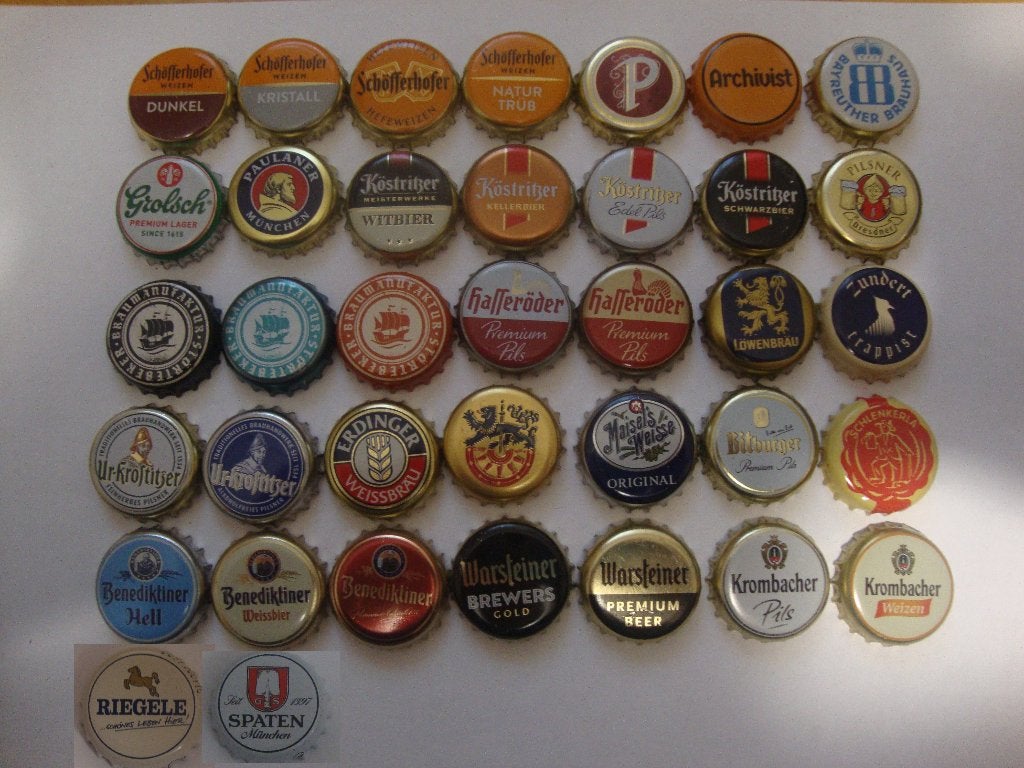 kroonkurken bierdoppen verschillende landen, Verzamelen, Biermerken, Verzenden, Zo goed als nieuw, Overige typen, Overige merken
