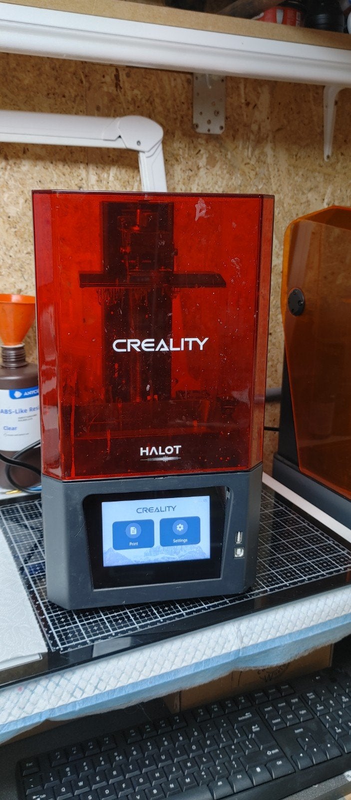Creality Halot Resin 3D Printer + Spare LCD (Excellent Condi, Ophalen of Verzenden