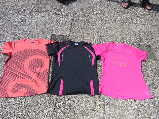 3 dames Hardloop shirts, Kleding | Dames, Maat 38/40 (M), Leontien, Ophalen of Verzenden, Zo goed als nieuw